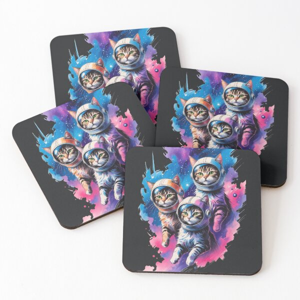 Item preview, Feline Cosmic Voyagers designed and sold by Zakrytos ★★★★★.
