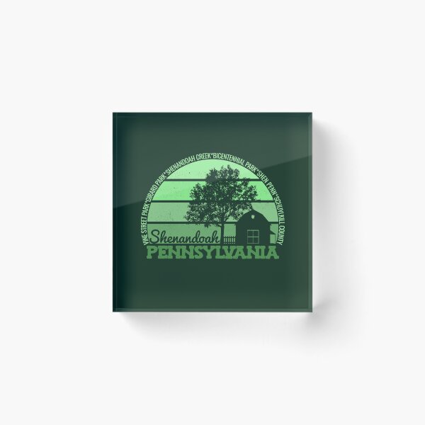 Item preview, Shenandoah Pennsylvania Sunset Retro Vintage Local Pride Logo designed and sold by CRHPOD20.