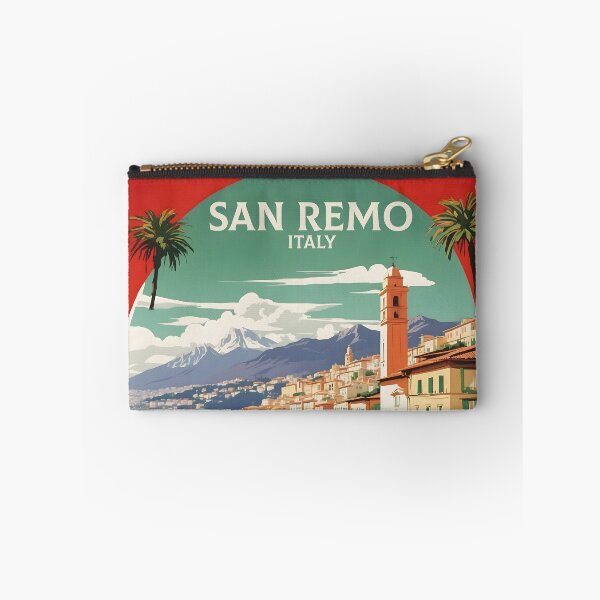 Item preview, San Remo Italy Vintage Poster Tourism  designed and sold by TravelersGems.