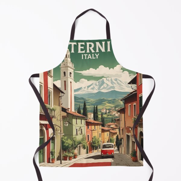 Aperçu de l'œuvre Affiche touristique vintage de Terni, Italie créée et vendue par TravelersGems.