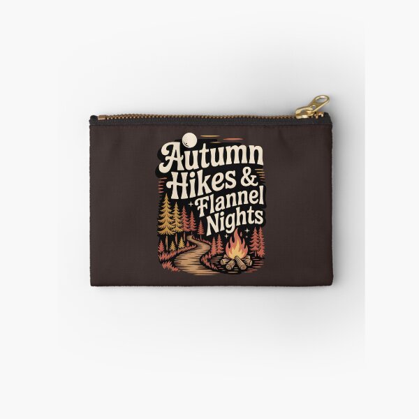 Item preview, Autumn Hikes & Flannel Nights - Outdoor Fall Adventure Design designed and sold by Jollys-ArtShop.