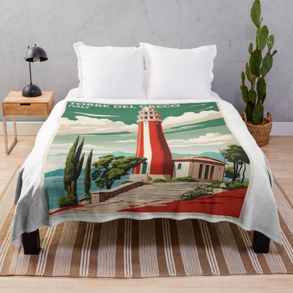 Item preview, Torre Del Greco Italy Vintage Poster Tourism designed and sold by TravelersGems.
