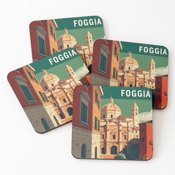 Item preview, Foggia Italy Vintage Poster Tourism 2 designed and sold by TravelersGems.