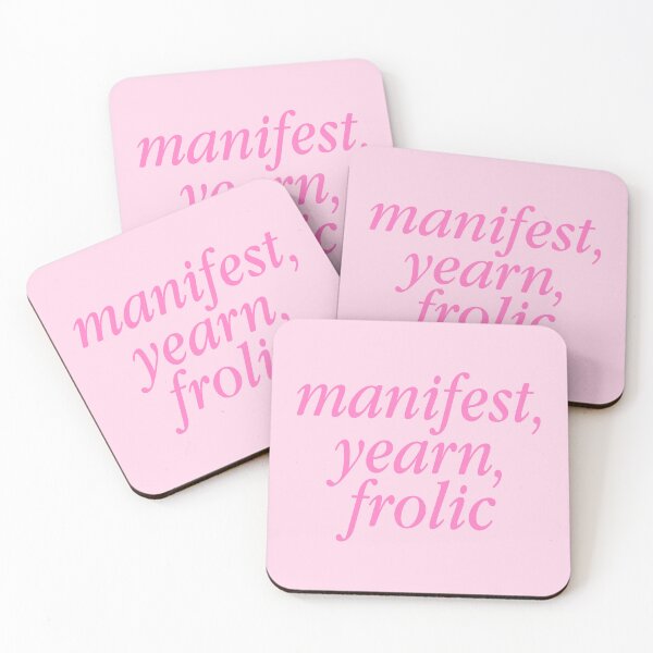 Item preview, Manifest, yearn, frolic cute text designed and sold by OkiDokiDesign.