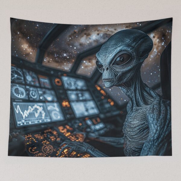 Item preview, ET Alien Flying Ufo  designed and sold by TheDarkWardrobe.
