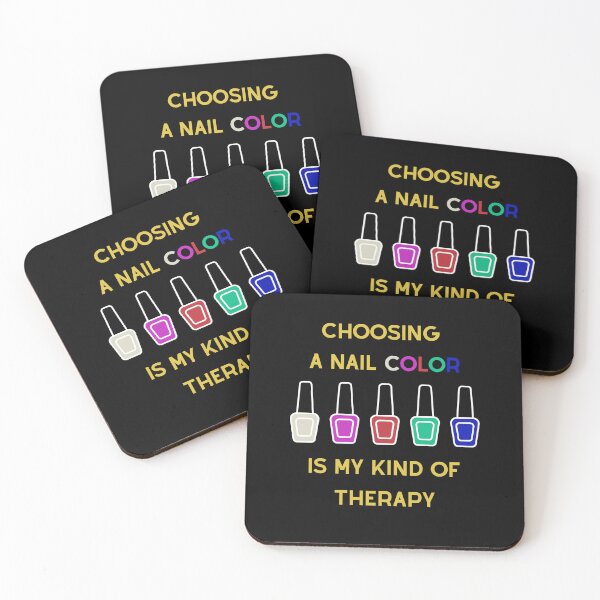 Item preview, Choosing A Nail Color Is My Kind Of Therapy Nail Boss Gifts designed and sold by ItsLexyVibes.