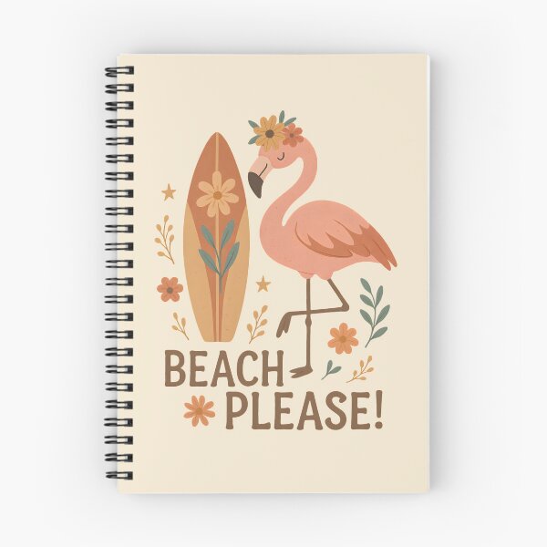 Item preview, Beach please summer flamingo  designed and sold by FatBirdie.