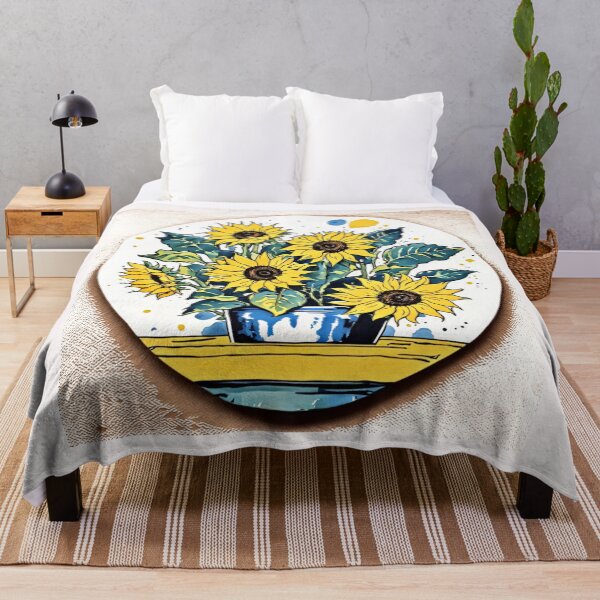 Item preview, Vase of Sunflowers #4 designed and sold by Helios Be. Lavsh.