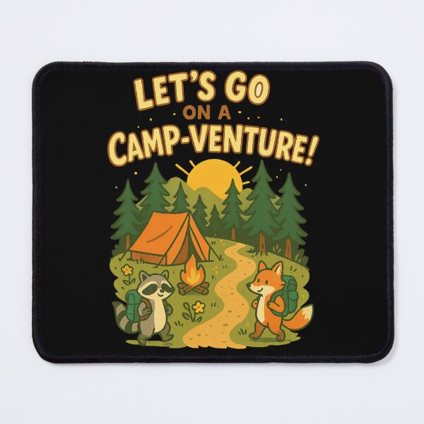 Item preview, Let’s Go on a Camp-venture! – Forest Animal Adventure designed and sold by PrintHorizonD.