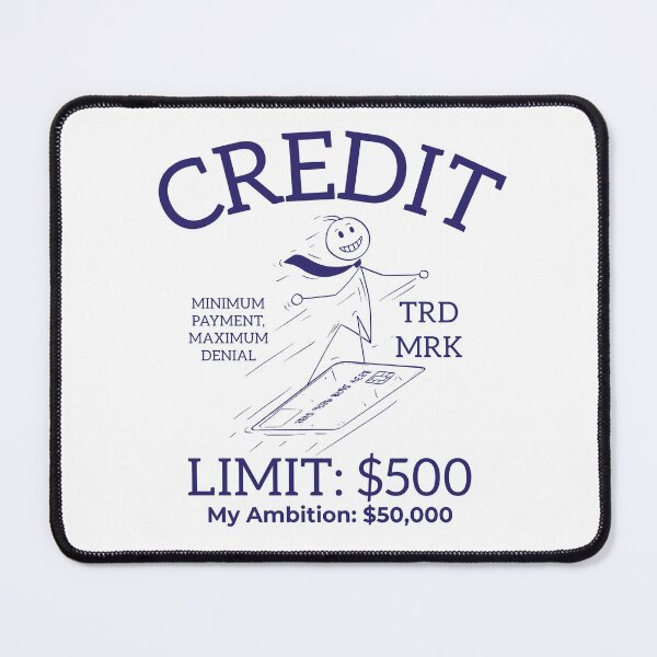 Item preview, Credit limit: 500 dollars, my ambition: 50,000 dollars designed and sold by Peerless-Prime.