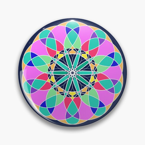 Item preview, Abstract Mandala Pattern dark bg designed and sold by AriLady.