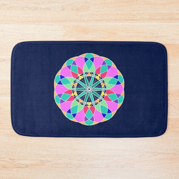 Item preview, Abstract Mandala Pattern dark bg designed and sold by AriLady.
