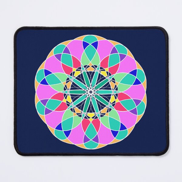Item preview, Abstract Mandala Pattern dark bg designed and sold by AriLady.