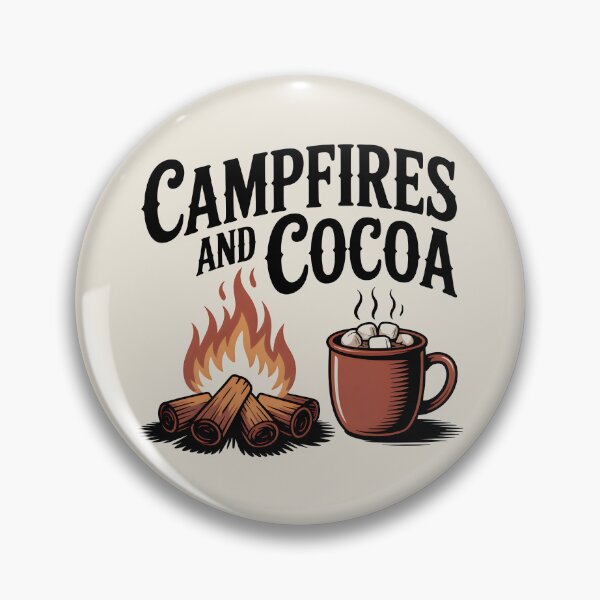 Item preview, Campfires and Cocoa - Cozy Fall Campout Design designed and sold by Jollys-ArtShop.