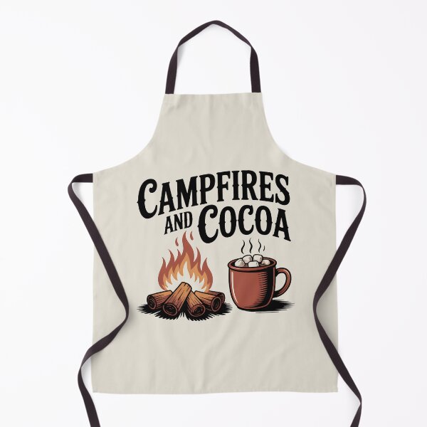 Item preview, Campfires and Cocoa - Cozy Fall Campout Design designed and sold by Jollys-ArtShop.