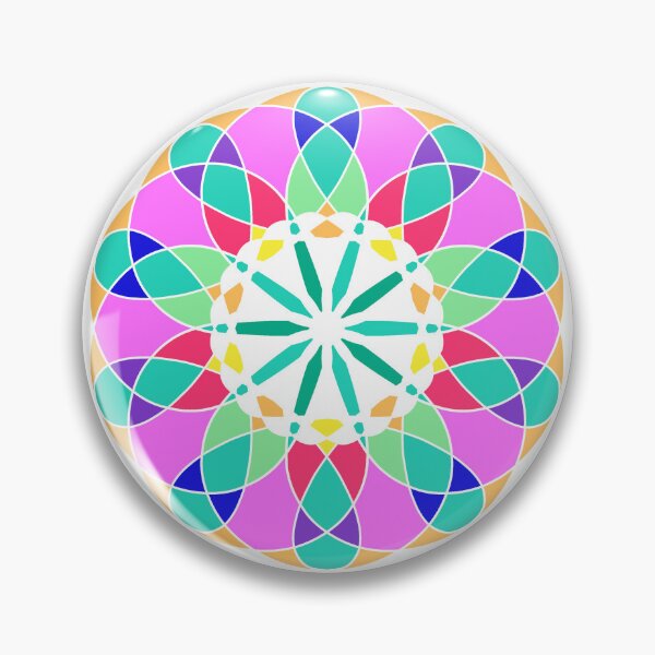 Item preview, Abstract Mandala Pattern white bg designed and sold by AriLady.