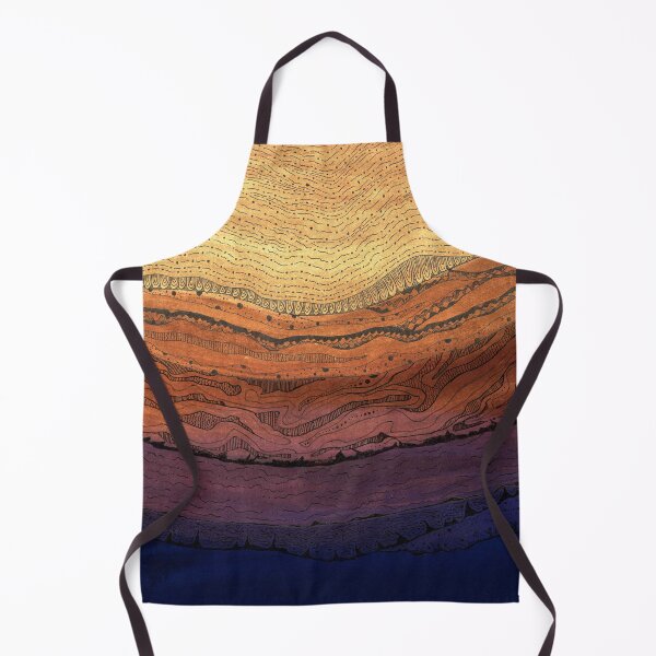 Item preview, Beach Waves Sunset Golds designed and sold by cat-a-pilla.
