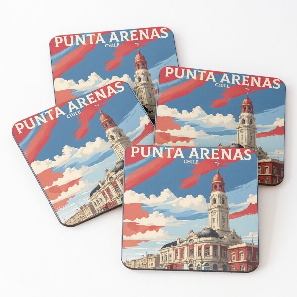 Item preview, Punta Arenas Chile Retro Vintage Poster Tourism  designed and sold by TravelersGems.