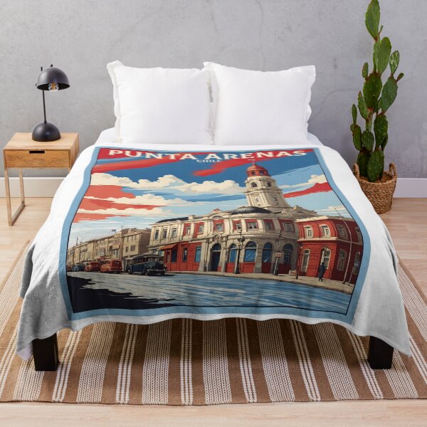 Item preview, Punta Arenas Chile Retro Vintage Poster Tourism  designed and sold by TravelersGems.
