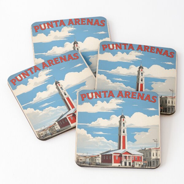 Item preview, Punta Arenas Chile Retro Vintage Poster Tourism 2 designed and sold by TravelersGems.