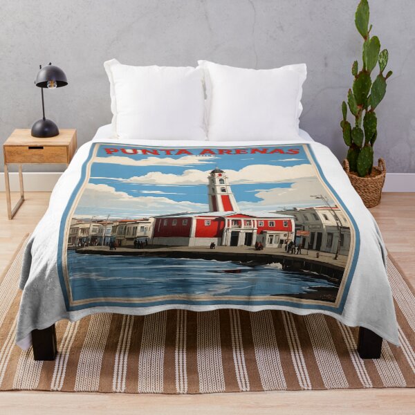 Item preview, Punta Arenas Chile Retro Vintage Poster Tourism 2 designed and sold by TravelersGems.