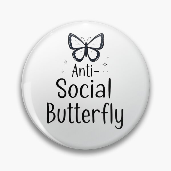 Item preview, Anti=Social Butterfly designed and sold by Rell1970.