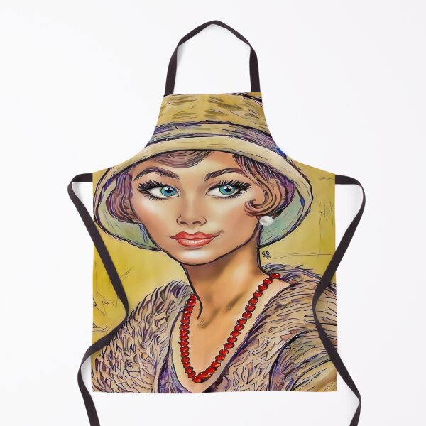 Item preview, Glamorous Jazz Age Flapper Portrait designed and sold by gleefulme.
