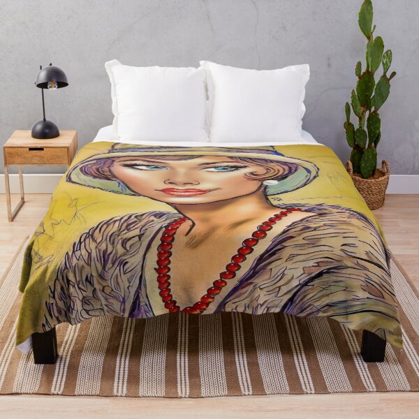 Item preview, Glamorous Jazz Age Flapper Portrait designed and sold by gleefulme.
