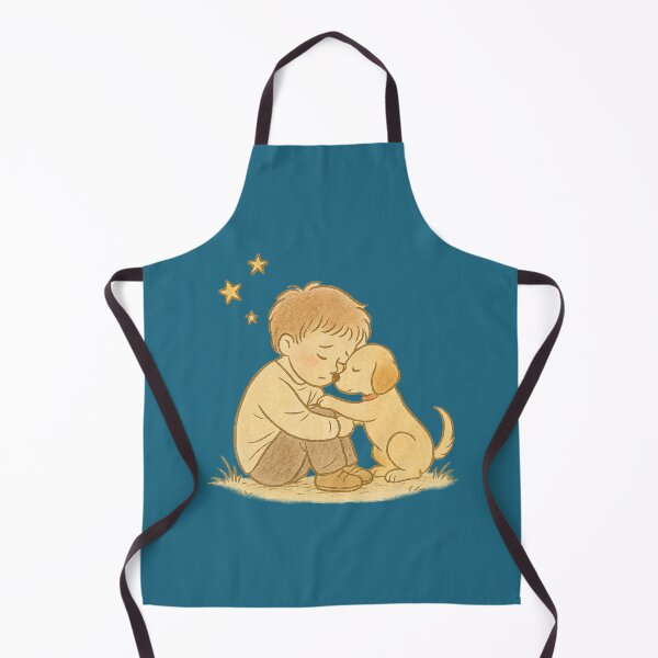 Item preview, Comfort in Fur: Heartfelt Dog and Sad Child Drawing – Emotional Support Art designed and sold by Just Meaningful.