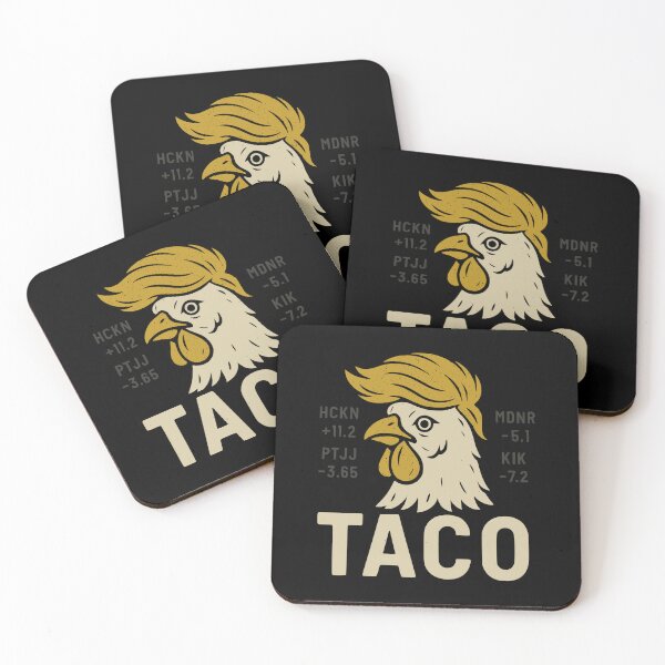Item preview, TACO – Trump Always Chickens Out Funny Political T-Shirt designed and sold by Mike Draws.