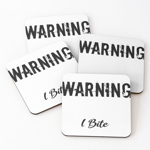 Item preview, Warning I bite designed and sold by DirtyWulver.