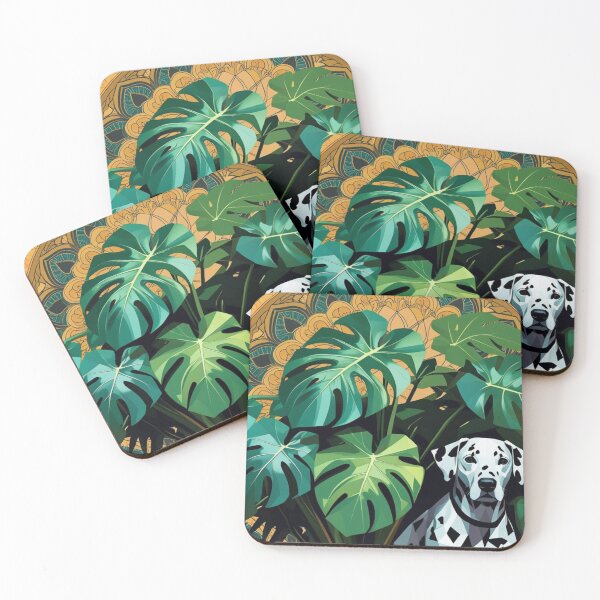 Item preview, Dotty the Dalmatian – Geometric Charm Meets Classic Spots designed and sold by WhiskerTales.