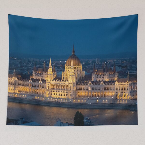 Item preview, Budapest Parliament by Night – Illuminated Icon on the Danube designed and sold by MetaModel Editions.