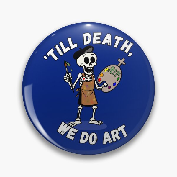Item preview, ‘Til Death, We Do Art designed and sold by Kate Miller Illustrator.