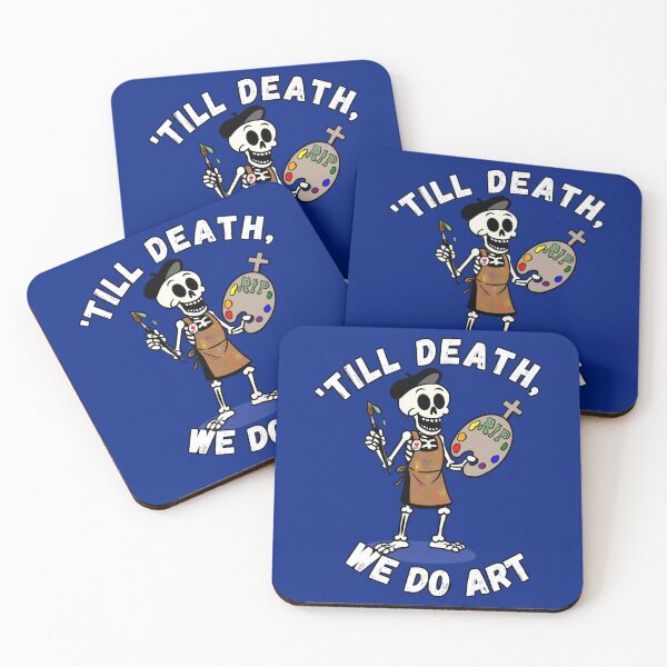 Item preview, ‘Til Death, We Do Art designed and sold by Kate Miller Illustrator.