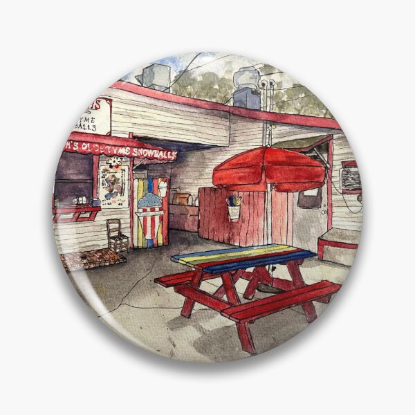 Item preview, Murph’s Old Tyme Snowballs Watercolor Painting designed and sold by EasyPrints337.