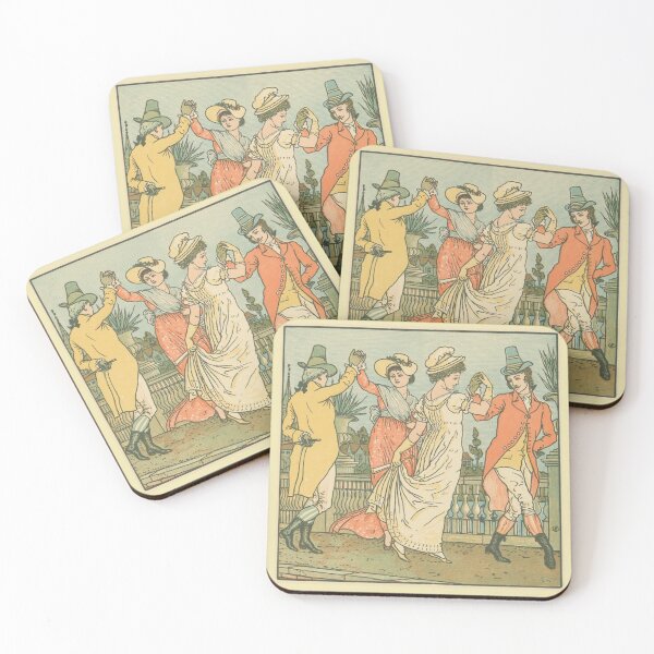 Item preview, A Regency Rave - Dancing Couples. designed and sold by LoveVintageToo.
