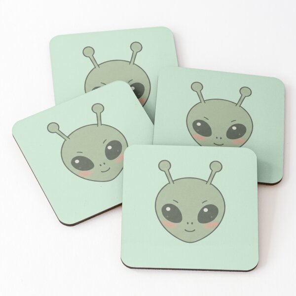 Item preview, Cute Kawaii Alien T-Shirt – Pastel Green Space Friend Tee – Funny Minimalist UFO Gift designed and sold by JiGaWo.