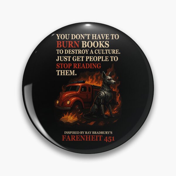 Item preview, Farenheit 451 - Ray Bradbury designed and sold by storelibertys.