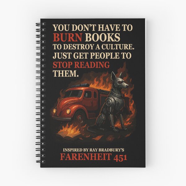 Item preview, Farenheit 451 - Ray Bradbury designed and sold by storelibertys.