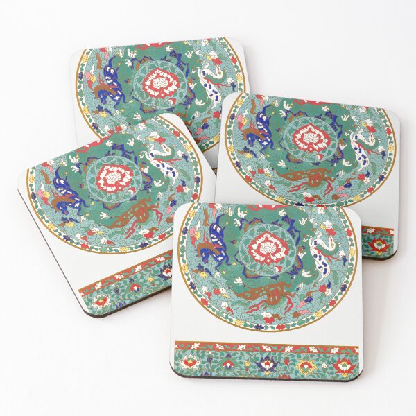 Item preview, Vintage Oriental Dragon Mandala designed and sold by HasHs.