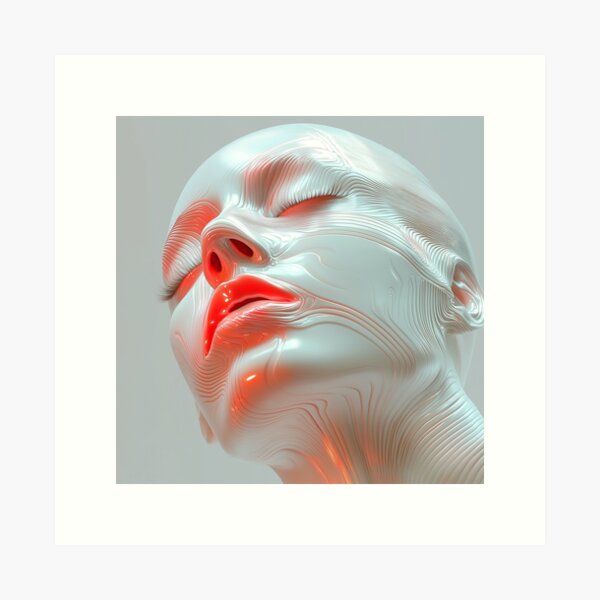 Item preview, White ceramic statue designed and sold by Maxicontent.