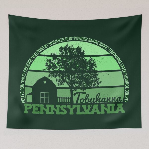 Item preview, Tobyhanna Pennsylvania Sunset Retro Vintage Local Pride Logo designed and sold by CRHPOD20.