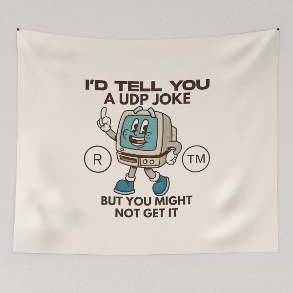 Item preview, I'd tell you a UDP joke, but you might not get it designed and sold by Peerless-Prime.