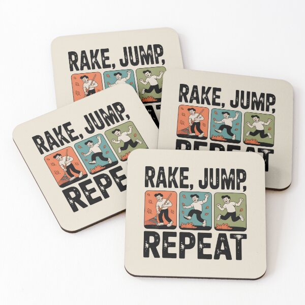 Item preview, Rake, Jump, Repeat - Fun Fall Activity designed and sold by Jollys-ArtShop.