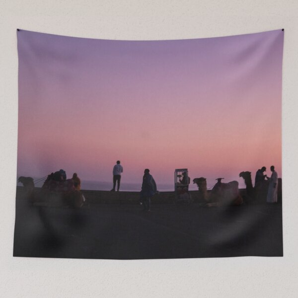 Item preview, Sunset in Agadir – Contemplative Moment Under Moroccan Skies designed and sold by photo-travel.
