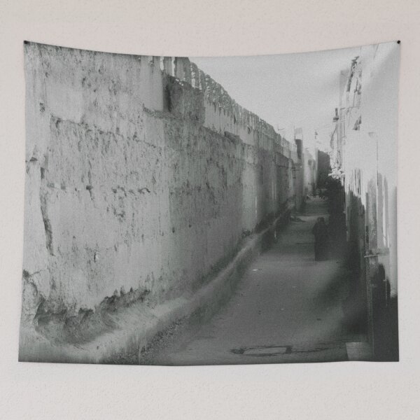 Item preview, Taroudant City Walls in Black & White – Historic Moroccan Fortress designed and sold by photo-travel.