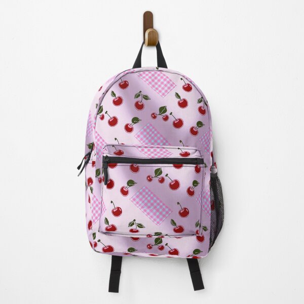 Item preview, Pink Preppy gingham cherry designed and sold by CandyVenom.