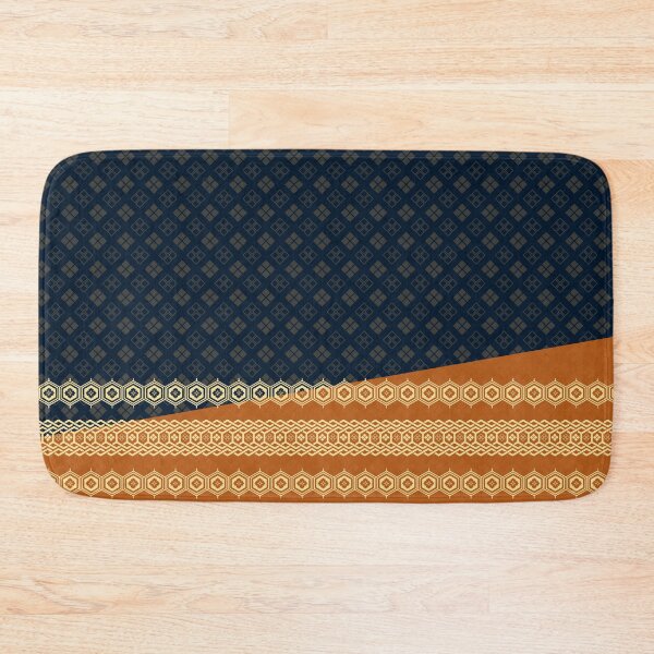 Item preview, Tortoise and Diamond Pattern Orange Blue designed and sold by urrin DESIGN.