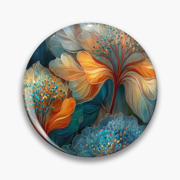 Item preview, Fantasy Hydrangea Floral  Abstract Art designed and sold by MargaretWiktor.